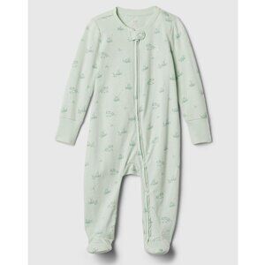 NWT! Gap Baby First Favorites Organic Footed Cotton One-Piece 0-3 Mo.